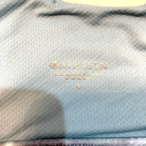 Athleta Exhale Sports Bra - Serene Riviera Blue - Picture 10 of 10